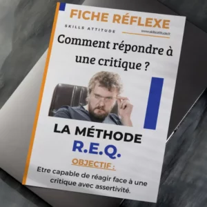 Fiche réflexe comment répondre à une critique