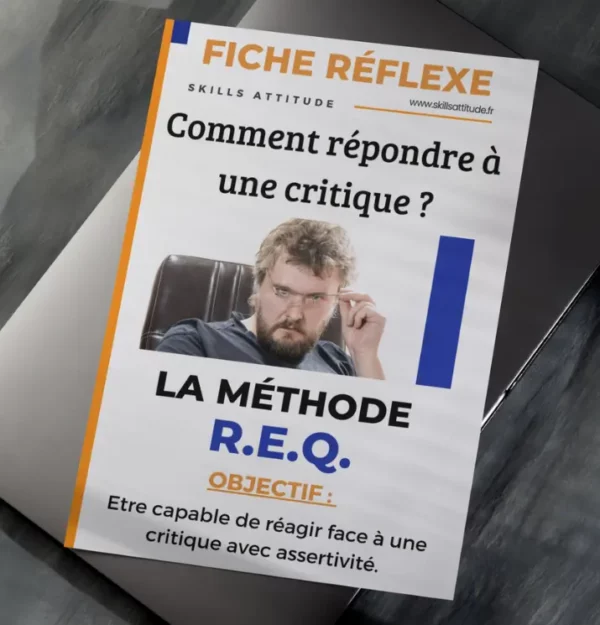 Fiche réflexe comment répondre à une critique