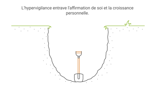 L'hypervigilance entrave l'affirmation de soi